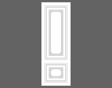 Wall panel 3d model