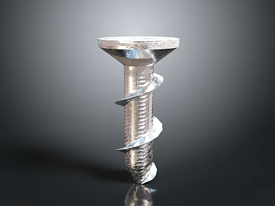 High Quality Stainless Steel Threaded Screw Hardware Tool For Construction DIY Projects 3d model