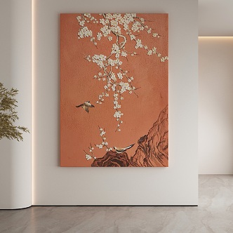 New Chinese Decorative Painting 3d model