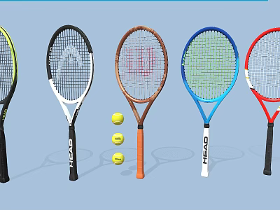 modern tennis racket sports equipment tennis racket tennis 3d model