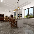 Spacious Duplex Living Room Interior With High Ceiling Balcony Railing And Decorative Art