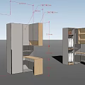 Modern Wardrobe Design With Hanging Rods Shelves And Storage Drawers For Organized Clothing Storage