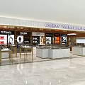 GASSAN Watches And Jewellery Store With Elegant Interior Marble Display Counters And Brand Logos