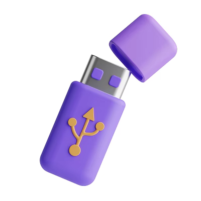 Modern Storage U Disk Memory Card Cartoon Memory 3d model