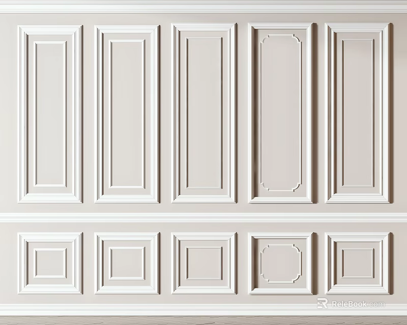 Various Plaster Molding Designs For Interior Decoration 3d model