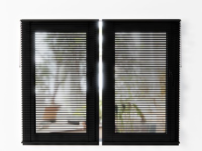 Modern casement window blinds sliding window model