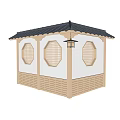 Background wall modeling wall 3d model