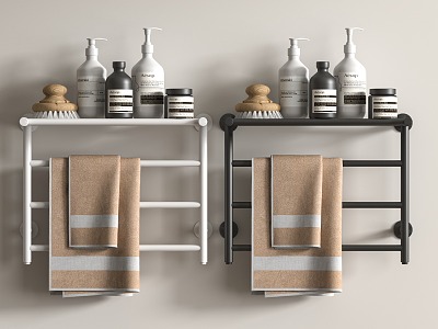 Towel rack 3d model