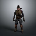 Tactical Combat Outfit Featuring Helmet Body Armor Knee Pads And Gloves