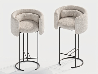 Modern Bar Chair High Stool Bar Stool 3d model