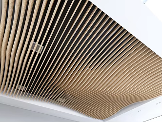 Special-shaped Ceiling Industrial Ceiling Grille Ceiling Ceiling Creative Ceiling 3d model
