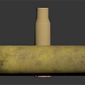 Weapon Bullet Components With Brass Casing Copper Head And Metal Shell