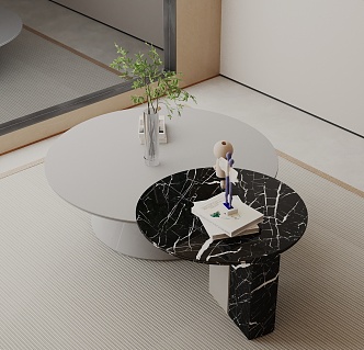 Modern coffee table 3d model