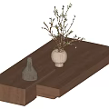 Quiet tea table 3d model