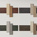 Wooden Color Sample Collections With Various Wood Tones And Textures