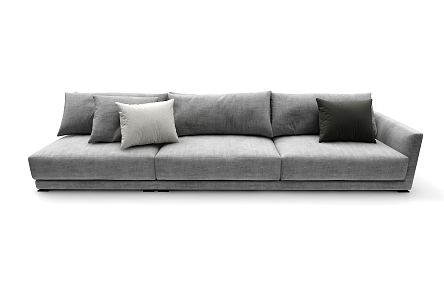 Modern Three-Seat Sofa 3d model