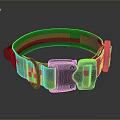 Adjustable Daily Life Belt With Durable Fabric Strap And Secure Plastic Buckle