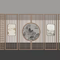 Screen partition 3d model