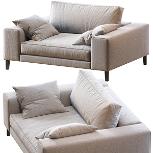 Modern single sofa 3d model