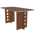 Modern Middle Style Dining Table 3d model