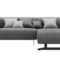 Modern Sectional Sofa Collection Featuring Various Styles Multiple Colors And Comfortable Cushions 3d model