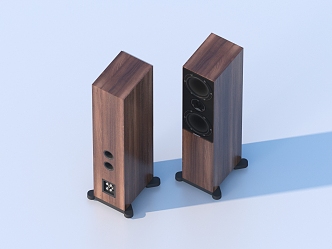 Audio speaker subwoofer smart audio 3d model