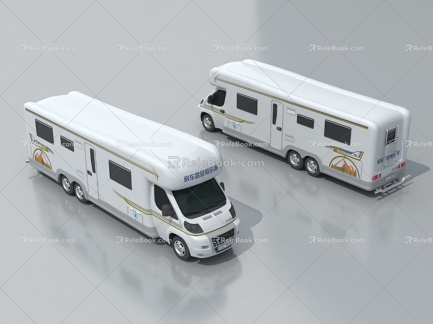 RV Camp Car 3d model