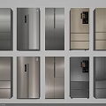 Different Styles Of Modern Stainless Steel Refrigerators With Multi Door Designs For Home Kitchens