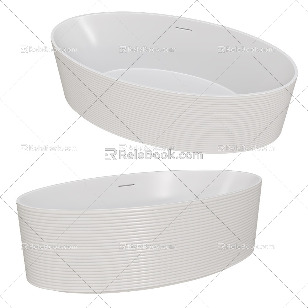 mingx ceramic wash basin 18w 3d model