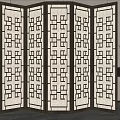 Screen partition 3d model