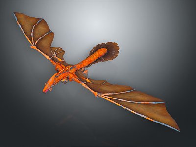 Modern Pterosaur Flying Bird 3d model