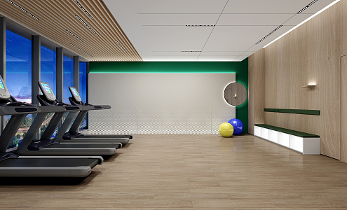 Modern Gym 3d model