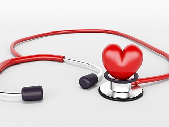 Modern stethoscope love stethoscope enterprise commercial 3d model