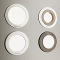 Modern Round Downlights And Spotlights From Philips OPPLE In White Gray Frames