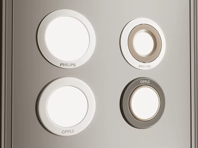 Modern downlight spotlight combination downlight spotlight 3d model