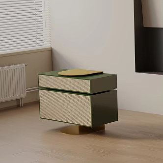Modern bedside table 3d model
