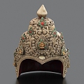 Crown Buddha Crown Crown Cap 3d model