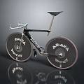 Sleek Black Racing Bicycle With Araya Wheels And Streamlined Frame Design