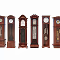 European Classical Floor Clock Vertical Pendulum Clock 3d model