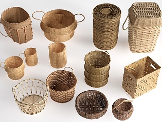 Modern Storage Basket 3d model