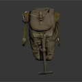 Functional Camouflage Backpack With Adjustable Straps Metal Hardware And Durable Fabric