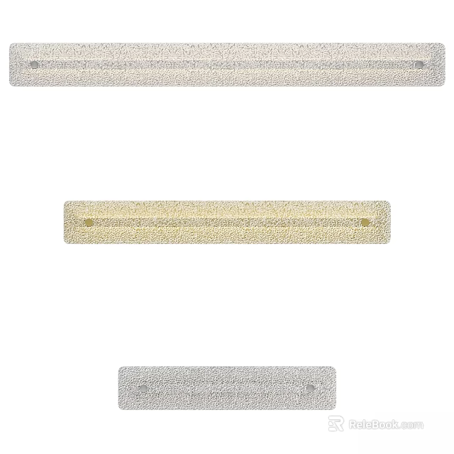 Modern Silver Gold Wall Light With Sleek Metal Design For Home Interior Decor 3d model 