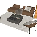 Modern Sofa Coffee Table Combination Sofa Coffee Table 3d model