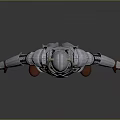 Detailed 3D Armor Model With Metallic Finish And Full Body Design