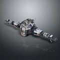Mech Warrior Mech Soldier Machine Battlearm Mechanical Battlearm Machine Fighter Robot 3d model