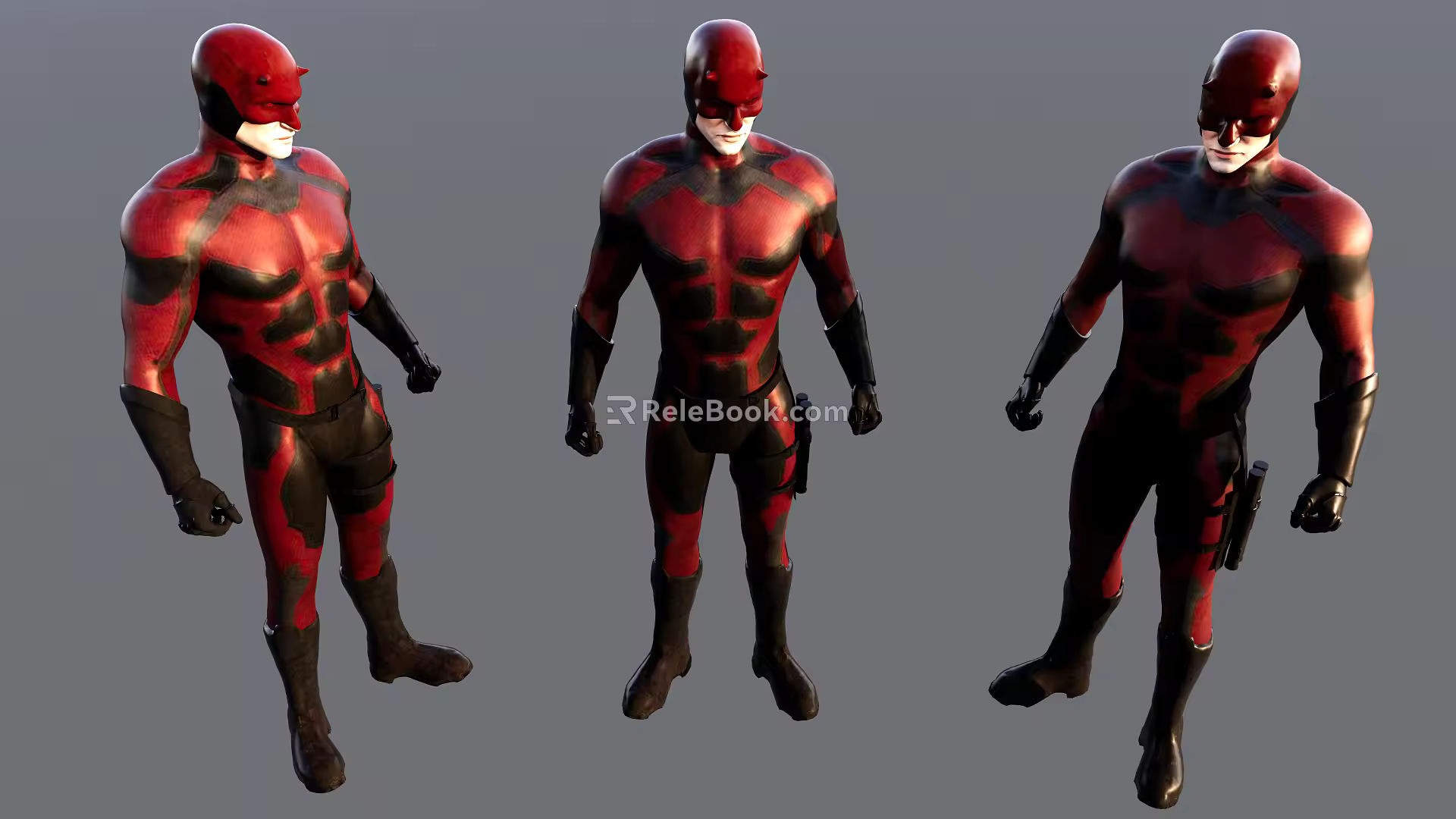 Modern game character game character super dareman 3d model