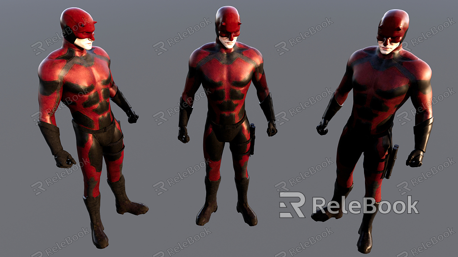 Modern game character game character super dareman model