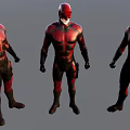Modern game character game character super dareman 3d model