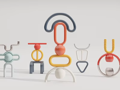 Modern ornaments ornaments 3d model Modern ornaments ornaments 3d model