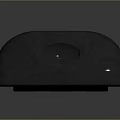 Computer Remote Control With Black Design LCD Screen Circular Button And Function Icons